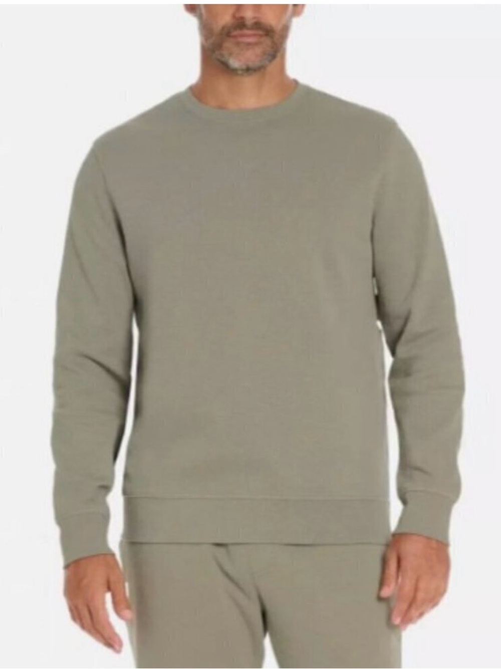 Hurley Men's Crewneck Sweater in Olive Green